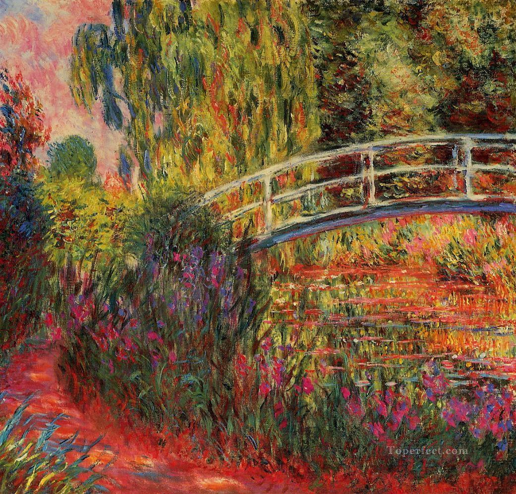 The Water Lily Pond aka Japanese Bridge 1900 Claude Monet Oil Paintings